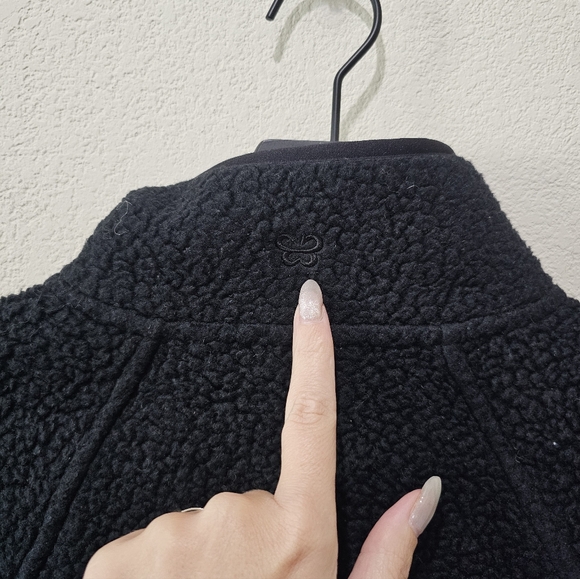 Sunday Best Black 1/2 Snap Fleece Jacket - Picture 8 of 9